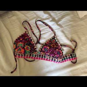 Cute boho bathing suit top